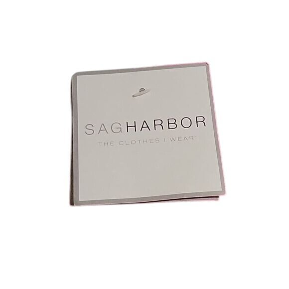 Sag Harbor Pink Pull-On Pants With Elastic Waist & Slit Hem - Picture 4 of 7